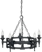 Lampy sufitowe - Elstead Lighting SAXON SAX5 BLK - miniaturka - grafika 1