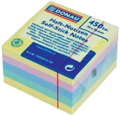 Notesy i bloczki - Donau Notes samoprzylepny 76 X 76 mm PASTEL 450 KARTEK - miniaturka - grafika 1