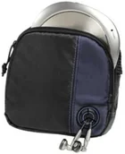Nośniki danych - Hama CD-player-torba na Discman i 3 wyjście na płytach CD (z kablem i szlufka na pasek) Czarny/niebieski 00033716 - miniaturka - grafika 1