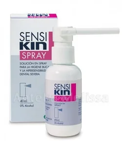 Kin SensiKin Spray roztwór na nadwrażliwość zębiny 40 ml 7057847 - Wybielanie zębów - miniaturka - grafika 2