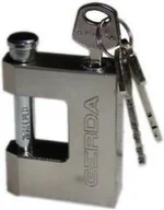 Kłódki - GERDA Kłódka wzmacniana trzpieniowa KSWT 50 - miniaturka - grafika 1