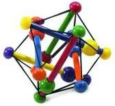 Gryzaki dla dzieci - Manhattan Toy zabawka edukacyjna drewniania - miniaturka - grafika 1