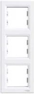 Klawisze i ramki - Schneider Ramka 3-krotna pionowa, biała Asfora (EPH5810321) - miniaturka - grafika 1