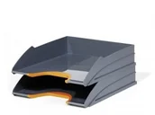 Półki na dokumenty - Durable Zestaw dwóch tacek VARICOLOR TRAY DUO pomarańczowy - miniaturka - grafika 1