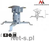 Uchwyty do projektorów - MACLEAN MC-582 sufitowy uchwyt do projektora 12cm 20kg - miniaturka - grafika 1