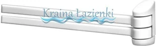 Bisk Wieszak dwuramienny LAGUNA - Wieszaki łazienkowe - miniaturka - grafika 2