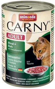 Animonda Cat Carny Adult smak: kurczak i kaczka 400g puszka - Mokra karma dla kotów - miniaturka - grafika 4