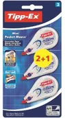 Przybory szkolne - Tipp-Ex TIPP-EX MINI POCKET MOUSE KOREKTOR W TAśMIE BLISTER 3 SZT.(2+1 GRATIS) 898374 - miniaturka - grafika 1