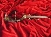 Repliki - broń - WŁOCHY MAŁA REPLIKA KUSZY NA POCISKI Z 1423r. - miniaturka - grafika 1