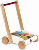 Klocki - Janod Wózek z klockami JND05584 - miniaturka - grafika 1