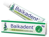 Wybielanie zębów - WROCŁAWSKIE ZAKŁADY ZIELARSKIE "HERBAPOL" Baikadent Żel dostosowania w jamie ustnej 15 g - miniaturka - grafika 1