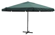 Parasole ogrodowe - vidaXL vidaXL Parasol ogrodowy aluminiowy (500 cm) zielony - miniaturka - grafika 1
