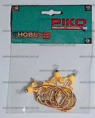 Kolejki i akcesoria - Piko Oprawka z żarówką i przewodem / 4 szt. 55757 - miniaturka - grafika 1