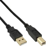Kable USB - InLine Kabel USB - USB5 m - pozłacane styki - czarny 34555S - miniaturka - grafika 1
