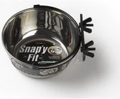 Miski dla psów - Midwest Snapy Fit Miska stalowa do klatki 900ml [SF41] 6959 - miniaturka - grafika 1