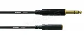 Kable - Cordial CFM 0.15 VY - kabel, adapter jack 3.5 -> 6.3mm stereo 15cm - miniaturka - grafika 1