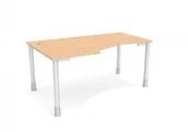 Biurka - WUTEH S.A. Biurko biurowe Polo PO-11 160x100 ) - miniaturka - grafika 1