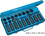 Klucze i nasadki - Hazet Zestaw gniazda mocy 1/2" 12.5 mm) 900S zewnętrzny sześciokąt 23 szt - miniaturka - grafika 1