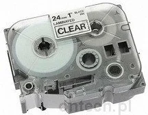 Brother taśma 24mm black on clear TZE151 - Akcesoria do kas i terminali - miniaturka - grafika 7