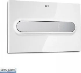 Roca Przycisk 3/6 L biały/chrom-mat PL1 A890095005 - Przyciski spłukujące - miniaturka - grafika 3