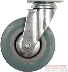 VOREL Kółko skrętne z szarą gumą 75mm 87362 - Pozostałe wyposażenie warsztatu - miniaturka - grafika 3