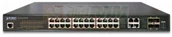 Switche - Planet GS-4210-24PL4C Switch 24x GEth PoE AT 4xSFP GS-4210-24PL4C - miniaturka - grafika 1