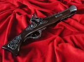 Repliki - broń - WŁOCHY BOGATO ZDOBIONY WŁOSKI GARŁACZ SKAŁKOWY - miniaturka - grafika 1