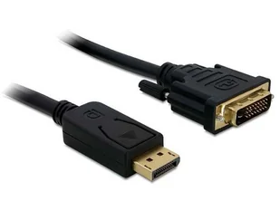 Delock kabel Displayport (M)->DVI-I(M) 24+1PIN1 m gold 82590 - Kable - miniaturka - grafika 2