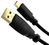 Kable USB - KabelDirekt Kable bezpośrednie 0,5 m kabel micro-USB 2.0 czarny 608 - miniaturka - grafika 1