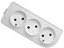 Gniazdka elektryczne - Elgotech Gniazdo kablowe 3x2P GN-3 - miniaturka - grafika 1