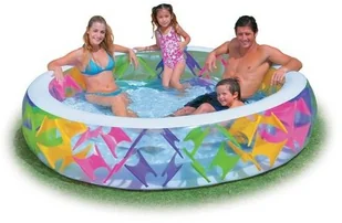 Intex Basen dmuchany - Materace dmuchane i koła do pływania - miniaturka - grafika 2