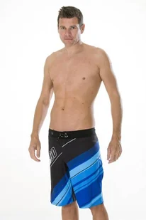 Zerod Spodenki BOARDSHORTS Czarno-Błękitne - Spodnie sportowe męskie - miniaturka - grafika 4