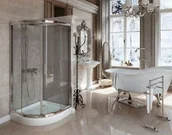 Kabiny prysznicowe - Sea Horse Sigma 80x80 + brodzik BKZ1/1 - miniaturka - grafika 1