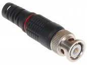 Akcesoria do monitoringu - Abcvision WTYK BNC PLASTIKOWY SKRĘCANY NA KONCENTRYK BNC-W/SKR-PLAST - miniaturka - grafika 1