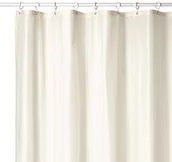 Zasłony prysznicowe - Keuco 14944000220 Plan zasłona prysznicowa Uni, ecru - miniaturka - grafika 1