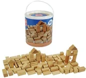 Klocki - Heros KLOCKI drewniane naturalne 50 elementów 246362 - miniaturka - grafika 1