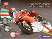 Zabawki kreatywne - Clementoni Szkicownik Motocykle - miniaturka - grafika 1