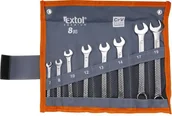 Zestawy narzędziowe - Extol PREMIUM klucze płasko - oczkowy zestaw 8szt 6319 - miniaturka - grafika 1