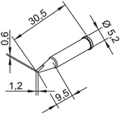Akcesoria do lutowania - Ersa Grot Ersadur o długiej żywotności typ 102 - miniaturka - grafika 1