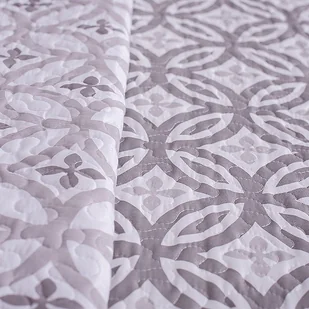 Domarex Narzuta na łóżko dwustronna 150x200cm szara - Narzuty - miniaturka - grafika 3