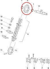 CNH ZĘBATKA PRZENOŚNIKA ZIARNOWEGO/KŁOSOWEGO 80417785 - Części i akcesoria do maszyn rolniczych CNH ZĘBATKA PRZENOŚNIKA ZIARNOWEGO/KŁOSOWEGO 80417785 - Części i akcesoria do maszyn rolniczych - miniaturka - grafika 1