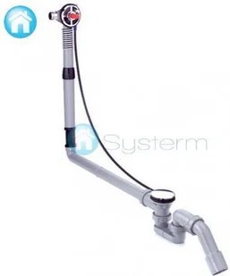 Hansgrohe AXOR Bouroullec Exafill S wylewka wannowa z odpływem i przelewem do wa - Wylewki do baterii - miniaturka - grafika 4