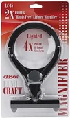 Akcesoria turystyczne - Carson Optical Carson 2 X Lumi Craft Hands-Free firmy oświetlonych lupa LED z 4 X Spot Lens LC-15 - miniaturka - grafika 1