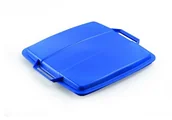 Kosze na śmieci - Durable Pokrywa do pojemnika 90l niebieska 1800475040 - miniaturka - grafika 1