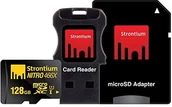 Czytniki kart pamięci - Strontium Nitro  microSD UHS-1 Memory Card z adapterem i Reader 128 GB SRN128GTFU1C - miniaturka - grafika 1