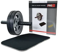 Akcesoria do masażu - Profit WAŁEK PODWÓJNY Z MATĄ szaro/czarny SL2612 - miniaturka - grafika 1