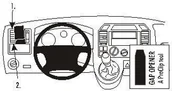 Uchwyty samochodowe do telefonów - Brodit AB dla Clip do Volkswagen Caravelle 04-09 803278 - miniaturka - grafika 1