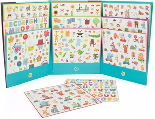 Djeco NAKLEJKI duży zestaw 1000 szt. DJ08950 - Przybory szkolne - miniaturka - grafika 2