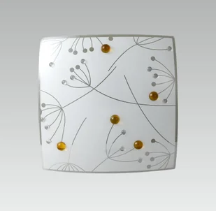 Prezent Plafon OPRAWA sufitowa Lampa łazienkowa ANETTA 45057 biały Brązowy IP20 - Lampy sufitowe - miniaturka - grafika 2