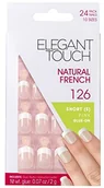 Sztuczne paznokcie i akcesoria - Unbekannt Gwoździe Elegant Touch Natural French  126 Pink (S) 4020414 - miniaturka - grafika 1